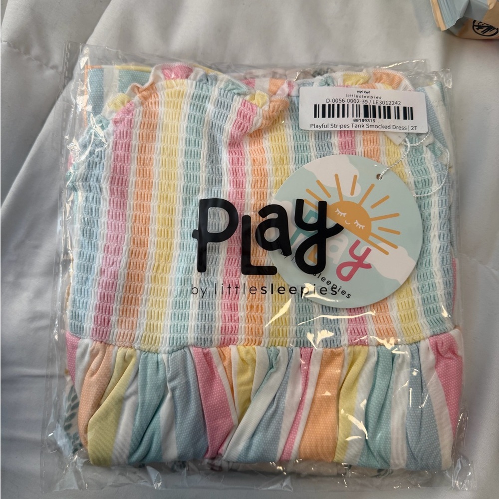 Little Sleepies Pastel Smocked Dress